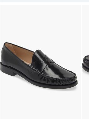 Stuart weitzman Black Penny Loafers